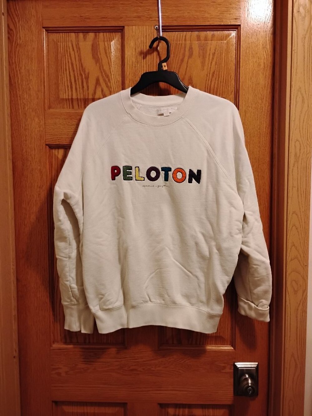 Peloton x Spiritual Gangster Raglan Crewneck Sweater Size Large